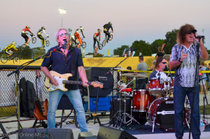 Local band Stormbringer rocked the house during the opening Oldsmar BMX Supercross ceremonies on Thursday, Oct. 15.