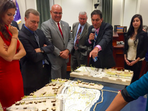 Students from USF's School of Architecture and Community Design presented concept designs for Oldsmar's downtown district during Tuesday's City Council meeting.