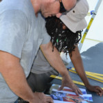 Lakeema Matthew is collaborating with her longtime mentor, artist and former USF professor Mike Parker, on the Oldsmar mural project.