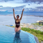 Gabby McGee in Ushuaia, Argentina, the southernmost point in South America, known as The End of the World. Credit: Facebook