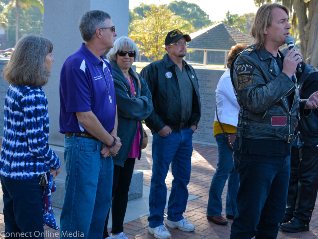 Country singer Rockie Lynne, who founded the nonprofit Tribute to the Troops organization 14 years ago in Minnesota, appeared in Oldsmar on Saturday for the veterans group's first ever Florida ride.