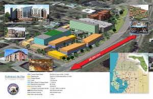Plans for Oldsmar's Market Square project include retail, residential and commercial components. Credit: City of Oldsmar.