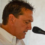 Oldsmar Mayor Doug Bevis speaks at the 3-in-1 ribbon cutting ceremony on Tuesday.