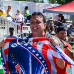 Oldsmar Mayor Doug Bevis sports his custom USA BMX jersey.