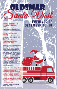 Register between now and Nov. 15 for a home visit from Santa!