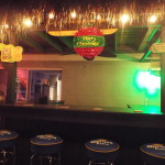 The tiki bar at the Orlando family home on Lafayette Boulevard in Oldsmar. Credit: Melinda Orlando.