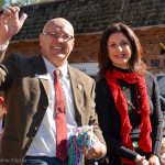Dan Saracki and his wife, Paula, at the 2015 Safety Harbor Holiday Parade.