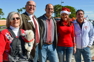 Officials from Safety Harbor and Oldsmar participated in the 2015 Safety Harbor Holiday parade on Saturday.
