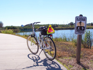 Oldsmar boasts more than 11 miles of bike, pedestrian and nature trails that connect all 10 of the city's parks. Credit: Florida Bicycle Assn.