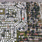 A screenshot of the area in Oldsamr where a murder-suicide took place on Saturday night. (Google Earth.)