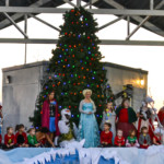Lights were cut on Oldsmar's old Christmas tree at R.E. Olds Park.