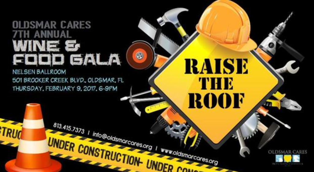 The Oldsmar Cares 7th annual Wine and Food Gala is set for Thursday, Feb. 9, from 6-9 pm at Nielsen. (Graphic courtesy Oldsmar Cares.)