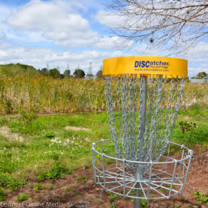 A disc golf course is in the process of being installed at Sheffield Park in Oldsmar.
