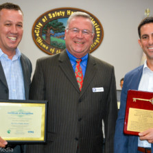 Safety Harbor officials honor Bruce Haddock after he honors them