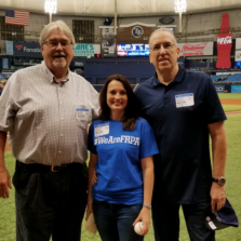 Oldsmar official tosses Rays’ first pitch